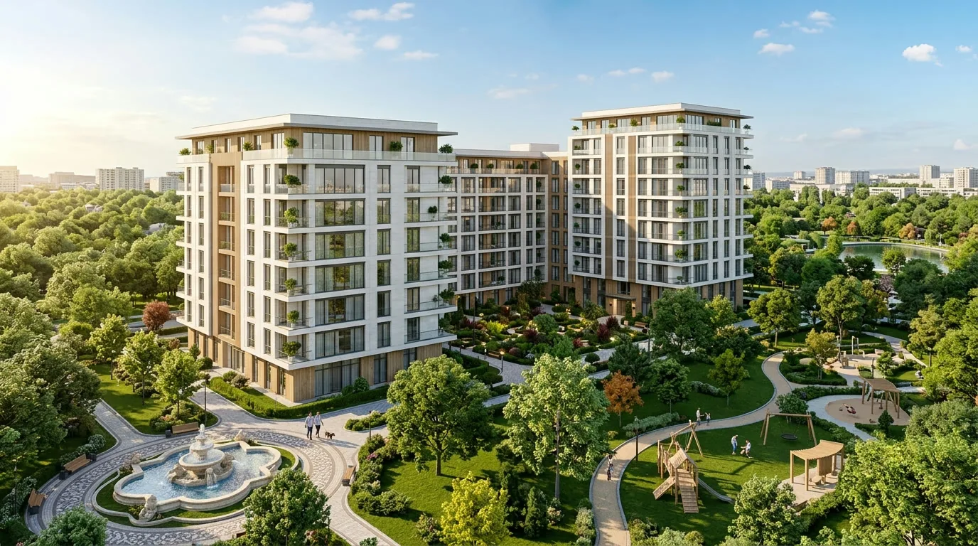 Yaşayış kompleksi və landşaft parkı